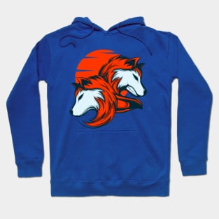 Two Heads Wolfs Hoodie